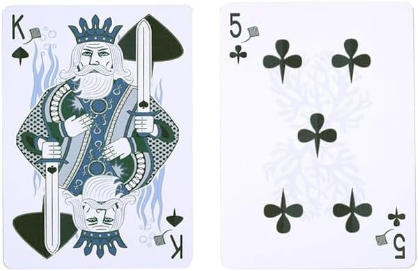 Gilded Bicycle Stingray (Orange) Playing Cards