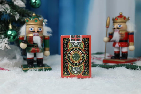 Nutcracker Ballet Inspired Bicycle Playing Cards - Red and Green 2 Deck Set with Exclusive Art - Ideal Nutcracker Gifts for Dancers and Collectors