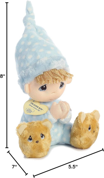 Aurora® Inspirational Precious Moments™ Precious Prayer Boy Stuffed Animal - Cherished Memories - Enduring Comfort - Blue 9.5 Inches