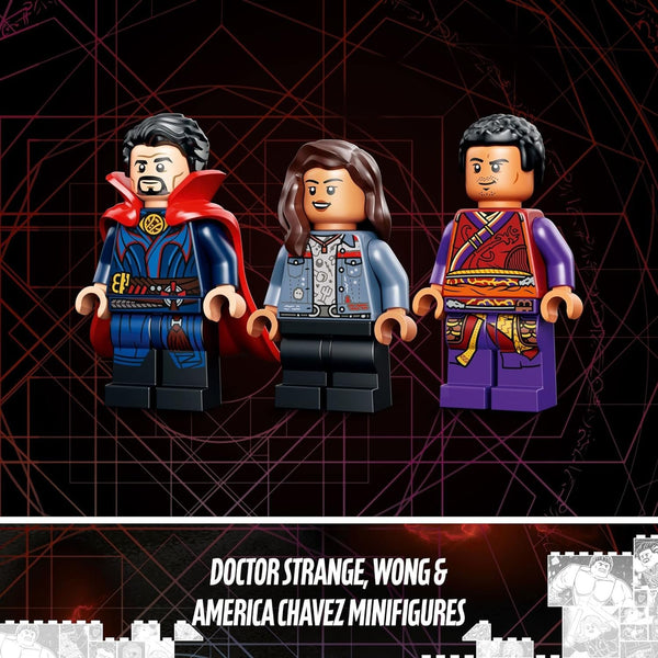 LEGO Marvel Gargantos Showdown 76205 Monster Building Kit with Doctor Strange, Wong and America Chavez for Ages 8+ (264 Pieces)