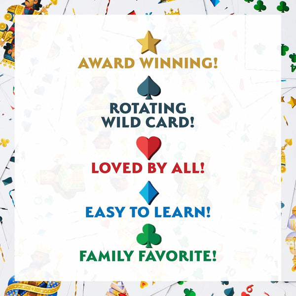 PlayMonster - Five Crowns Scorepad - 75 Page 2-Sided Card Game Replacement Score Sheets, 7 Players Ages 8+