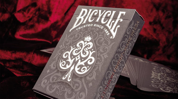 Bicycle Cinder Premium Playing Cards, Silver Smoke Foil, Poker Size Standard Index