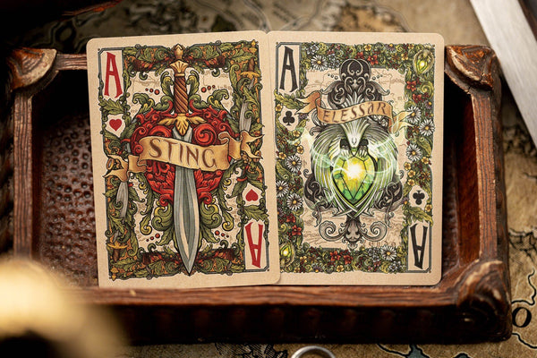 Kings Wild Project The Lord of The Rings: The Fellowship of the Ring Luxury Playing Cards, Standard Edition, Poker Size Custom Index