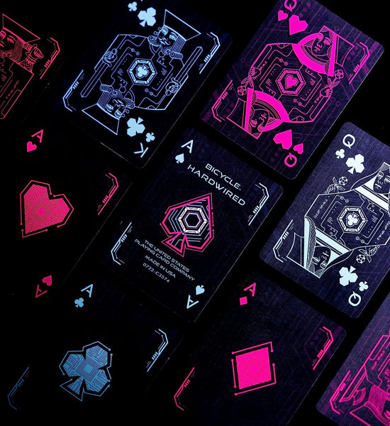 Bicycle Cyberpunk Premium Playing Cards, Poker Size Standard Index