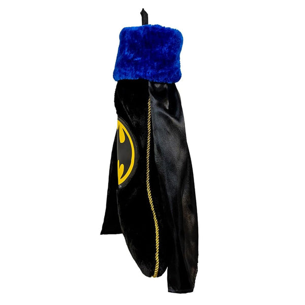 Kurt S. Adler DC Comics Batman Christmas Stocking with Cape, Applique Holiday Decor