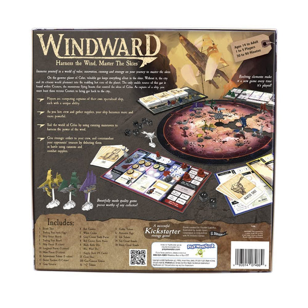 Windward - Harness The Wind, Master The Skies - Immersive & Engaging Strategy Board Game, 1-5 Players Ages 14+