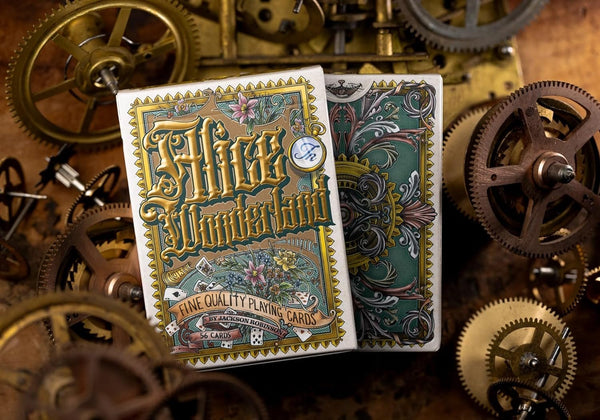 Kings Wild Project Alice in Wonderland Fine Quality Playing Cards, Poker Size Custom Index
