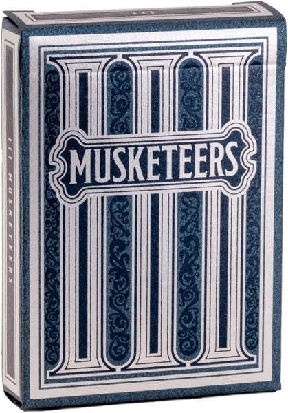 Kings Wild Project 3 Musketeers Premium Playing Cards - Standard Edition, Poker Size Custom Index