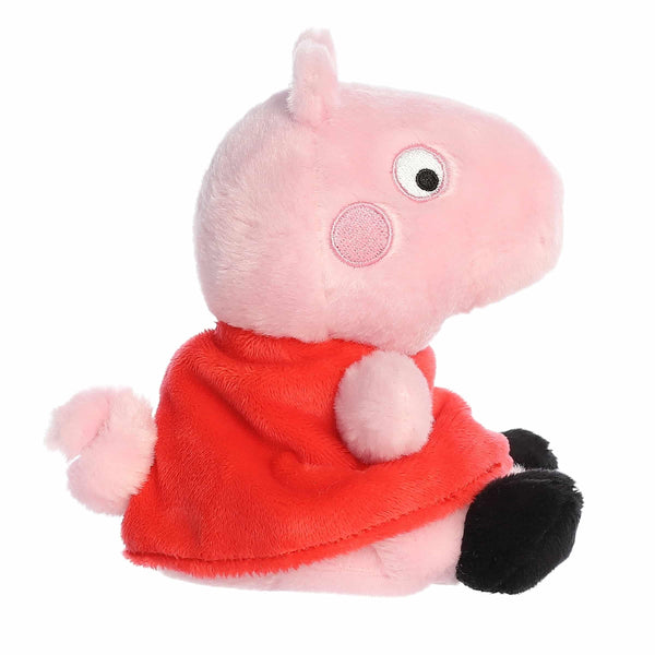Aurora® Playful Peppa Pig™ Palm Pals™ Stuffed Animal - Officially Licensed Toys for All Fans - Perfect for Birthdays, Adults and Kids All Ages - Pink 5 Inches