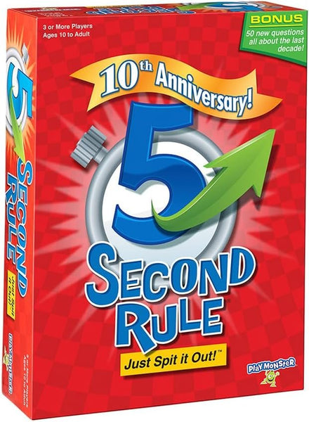 PlayMonster 5 Second Rule 10th Anniversary