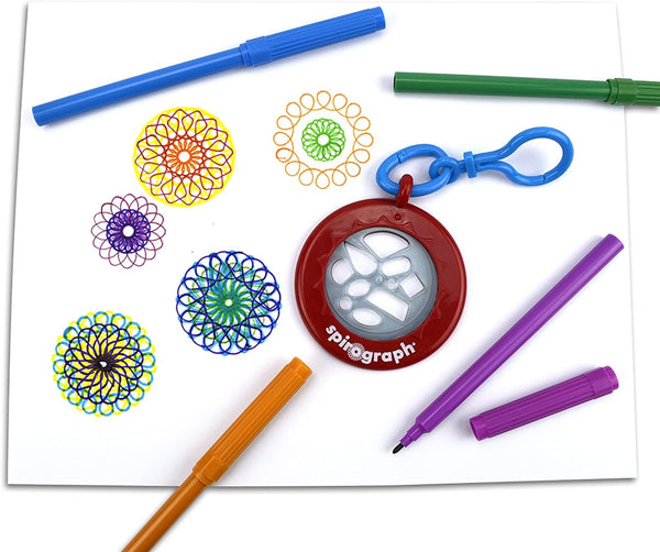 Spirograph Cyclex Clip Keychain, Multicolor, One Size (SP001)