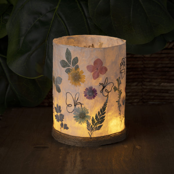 Craft Crush Nature DIY Lantern Making Kit - Bring Nature Inside - Garden Decor, Art Project, Creative Activities for Birthday, Parties, School - Art Supplies - Art & Craft Kit for Kids, Teens, Adults