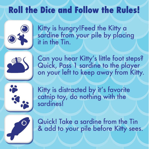 Gamewright - Feed The Kitty - A Delicious Game of Mice and Dice, 2-5 Players Ages 4+