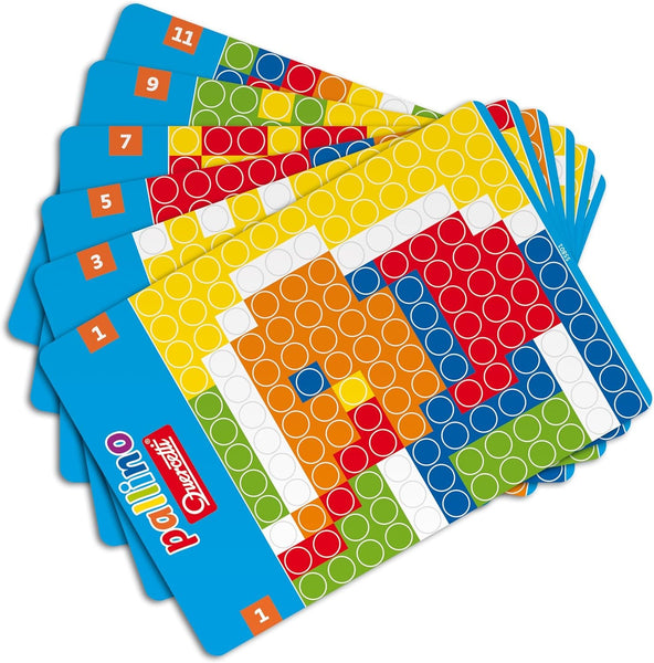 Quercetti Pallino Colored Ball Mosaic Game, 1 Player Ages 4-8