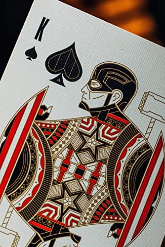 theory11 Avengers Purple Edition Premium Playing Cards - Marvel Studios' The Infinity Saga Deck, Poker Size Standard Index