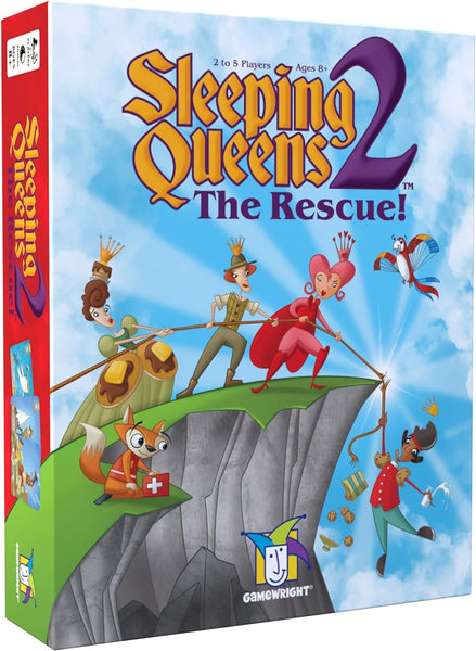 Gamewright Sleeping Queens 2 - The Rescue!, 2-5 Players Ages 8+
