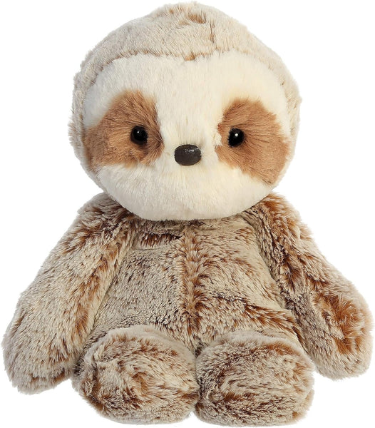 Aurora® Snuggly Sweet & Softer™ Cow Stuffed Animal - Comforting Companion - Imaginative Play - White 9 Inches