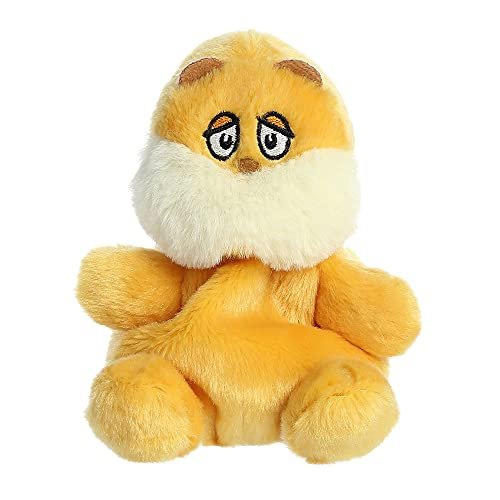 Aurora® Whimsical Dr. Seuss™ Palm Pals™ The Lorax Stuffed Animal - Magical Storytelling - Officially Licensed - Orange 5 Inches