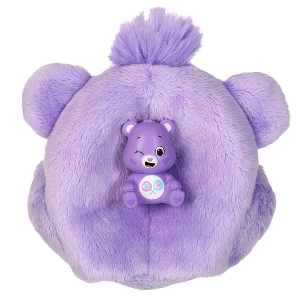 Barbie Cutie Reveal Doll & Accessories, Care Bears Series with Share Bear Plush Costume & 10 Surprises Including Color Change & Mini Bear