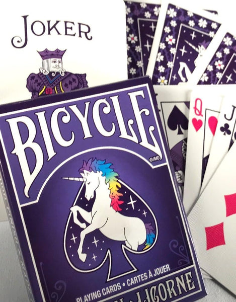 Bicycle Unicorn Playing Cards, Poker Size Standard Index, 1 Deck
