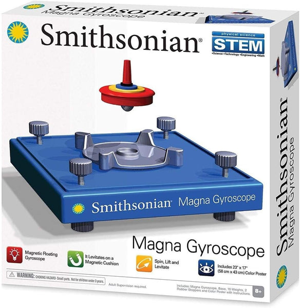 Smithsonian Science Activities Magna Gyroscope Blue 6"x6"