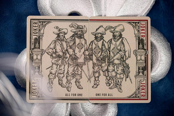 Kings Wild Project 3 Musketeers Premium Playing Cards - Standard Edition, Poker Size Custom Index