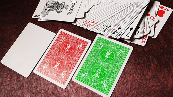 Bicycle Rider Back Green Playing Cards, Poker Size Standard Index, Classic Deck of Cards for Poker, Blackjack, Family Game Night, Card Games & Magic Tricks