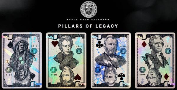 Kings Wild Project Legal Tender Luxury Playing Cards - Collectible Banknote-Inspired Holographic Deck Designed by Jackson Robinson