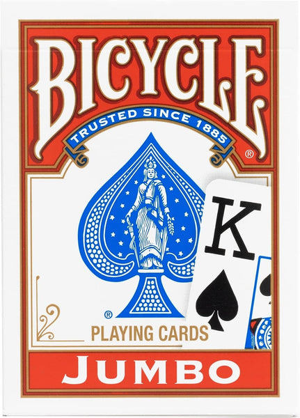 Bicycle Standard Index (Black/Red), Pack of 4