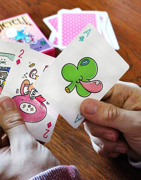 Bicycle Brosmind Four Gangs Playing Cards, Poker Size Custom Index