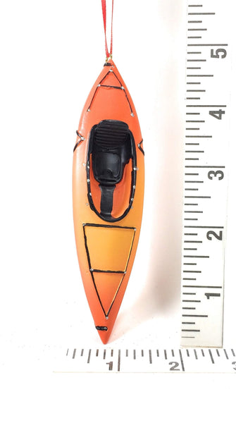 Kurt S. Adler Kayak Christmas Ornaments - Water Rafting Sport Holiday Keepsake Tree Decorations