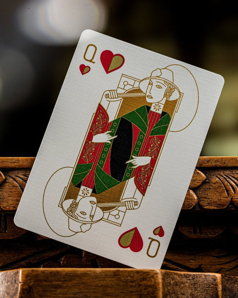 theory11 Tavern on the Green Playing Cards – Red Edition, Premium Collectible Poker Deck, Standard Index