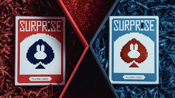 Surprise Deck V5 (Blue) Playing Cards by Bacon Playing Card Company