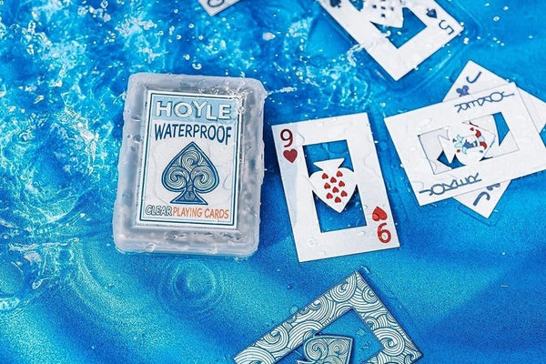 Hoyle Waterproof Clear Playing Cards (3- Pack)