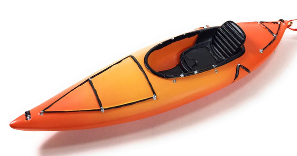 Kurt S. Adler Kayak Christmas Ornaments - Water Rafting Sport Holiday Keepsake Tree Decorations