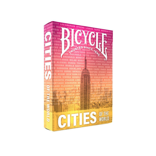 Bicycle Cities of The World Collectible Standard 52 Deck of Cards, Poker Size, Travel Guide Gifts, Vacation Games, Family & Kids Card Game Night