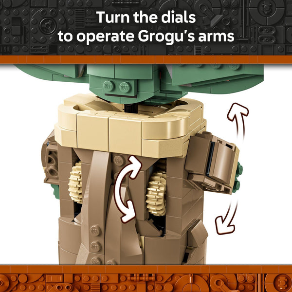 LEGO Star Wars Grogu with Hover Pram Building Toy Set - Star Wars Toy for Kids, Boys & Girls, Ages 10+ - Gift Idea for Birthday - 75403