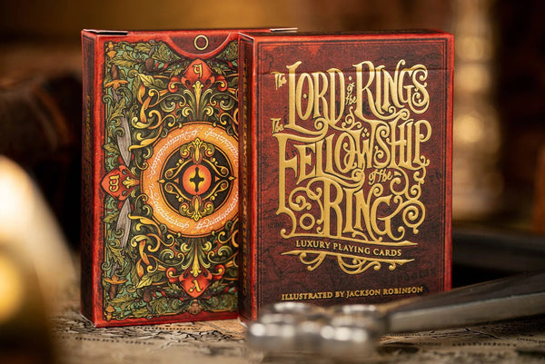 Kings Wild Project The Lord of The Rings: The Fellowship of the Ring Luxury Playing Cards, Standard Edition, Poker Size Custom Index