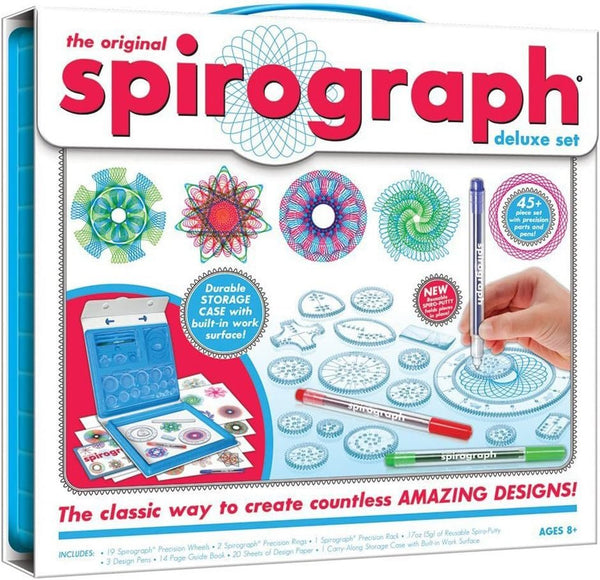 The Original Spirograph - Deluxe Set - Arts and Crafts - Kids Aged 8 Years and Up - Gift for Boy or Girl