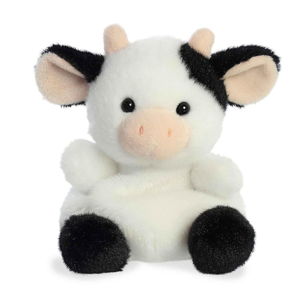 Aurora Palm Pals 5" Cute Cows: Sweetie Cow, Belle Strawberry Cow, Skyla Blueberry Cow, and Caroline Brown Cow