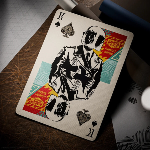 theory11 OBEY Gold Edition Premium Playing Cards, Poker Size Standard Index