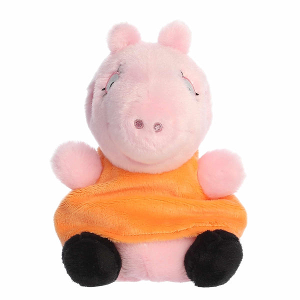 Aurora® Playful Peppa Pig™ Mummy Pig Palm Pals™ Stuffed Animal - Officially Licensed Toys for All Fans - Perfect for Birthdays, Adults and Kids All Ages - Pink 5 Inches