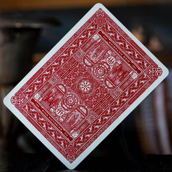theory11 High Victorian Red Playing Cards, Poker Size Standard Index