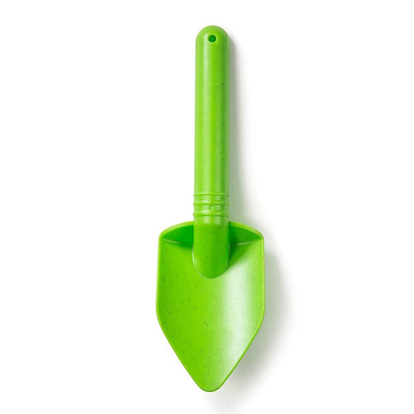 Bigjigs Toys Eco Spade for Kids (Meadow Green) - 20.5cm Wheat Fibre Toy Spade, Quality Sand Toys, Holiday Toys for Toddlers, Sand Shovels
