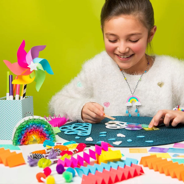 Craft-tastic – I Love Rainbows Craft Kit – Make 6 Colorful Arts & Crafts Projects