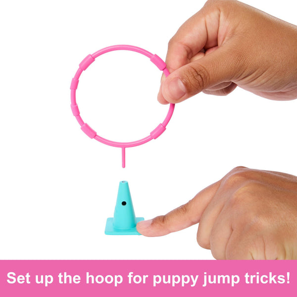 Barbie and Stacie to The Rescue Doll & Playset, Puppy Obstacle Course with Doll, 3 Dog Figures & 18 Accessories