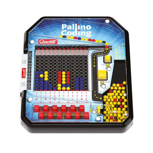 Quercetti Pallino Coding - Create Mosaic Patterns and Learn Beginner Programming Skills, Ages 6+