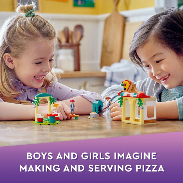 LEGO Friends Heartlake City Pizzeria 41705 Restaurant Set, Creative Gift for Grandchildren, Toys for Kids 5 Plus Years Old with Olivia & Ethan Mini-Dolls