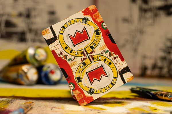 theory11 Jean-Michel Basquiat Premium Playing Cards, Poker Size Standard Index