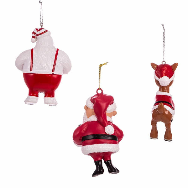 Rudolph The Red-Nosed Reindeer? Blow Mold Ornament 3-Piece Set